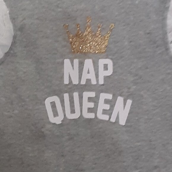 Dog Fleece Hoodie Sweater NAP QUEEN Gray, Short sleeve, Smaller Large Dogs - Picture 6 of 7